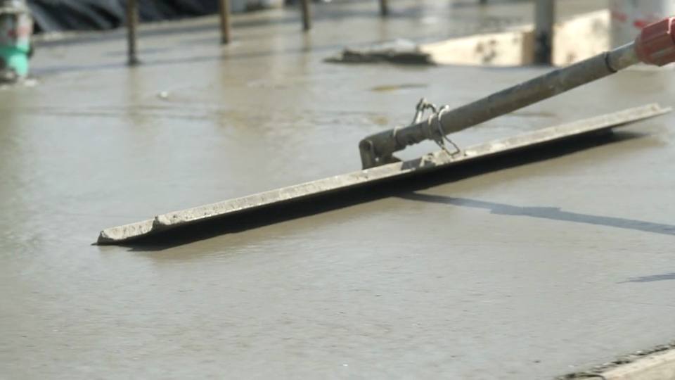 Concrete finishing